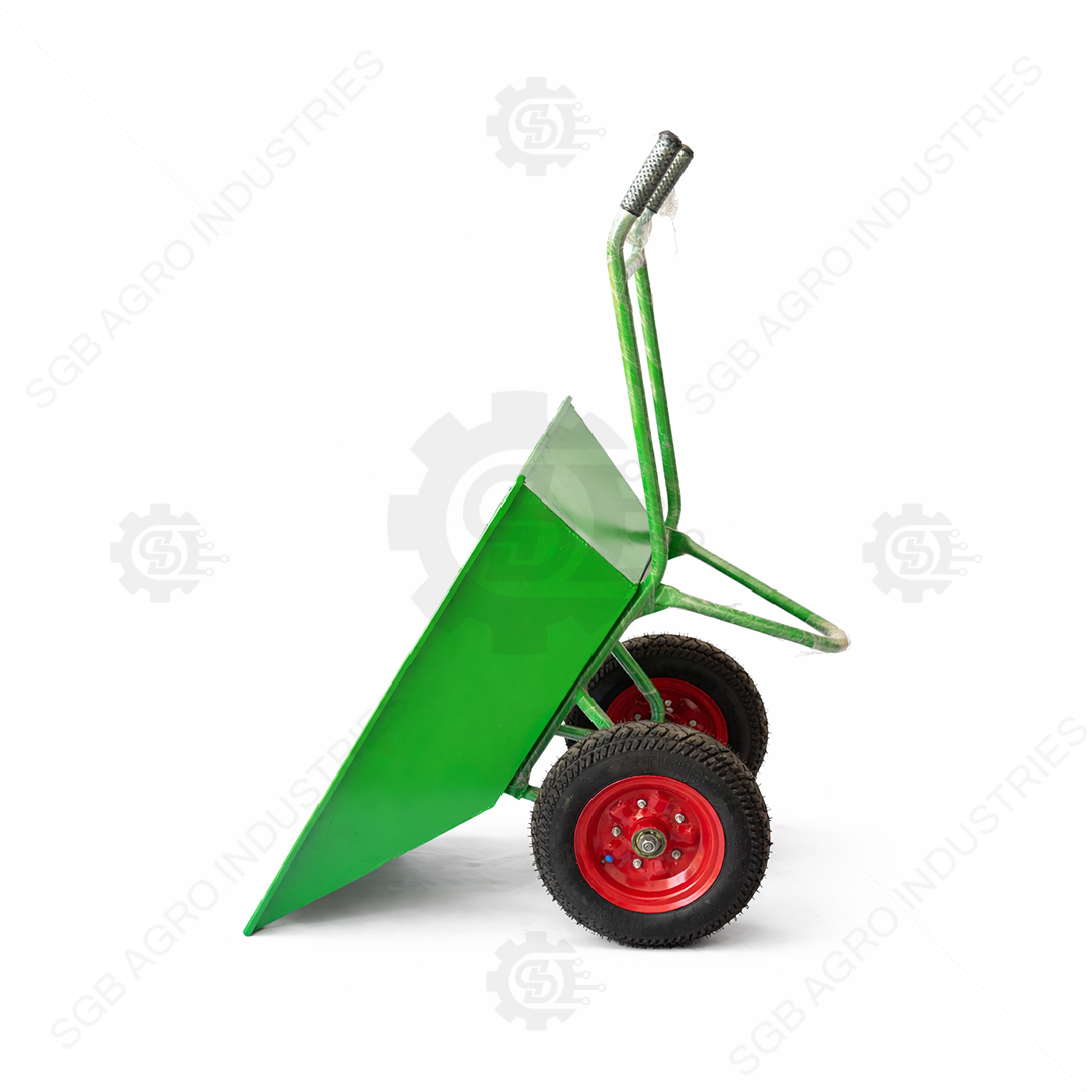 agricultural-wheel-barrow-95l-heavy-load-trolley.jpg SGB Agro farm wheelbarrow carrying 150 kg heavy load suitable for Indian agriculture fields
